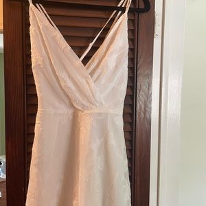 Lulu’s White Burnout Romper